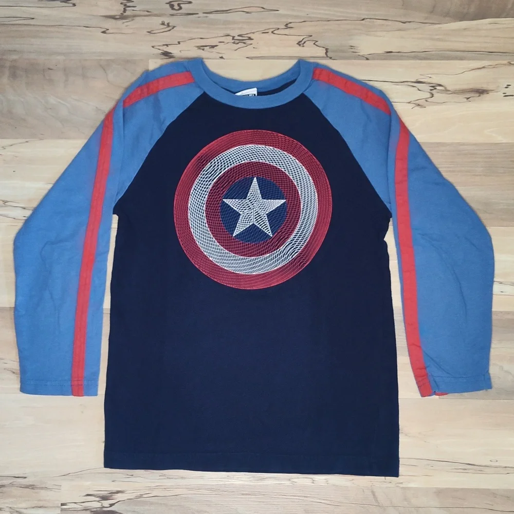 5 Pc Bundle of Long Sleeve Shirts Size Small 5/6 Children's Place Marvel EUC